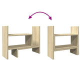 Bureau Organiser 38,5X17X39 Cm Bewerkt Hout Kleurig
