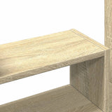 Bureau Organiser 38,5X17X39 Cm Bewerkt Hout Kleurig