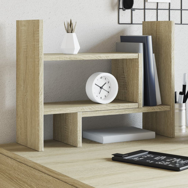 Bureau Organiser 38,5X17X39 Cm Bewerkt Hout Kleurig