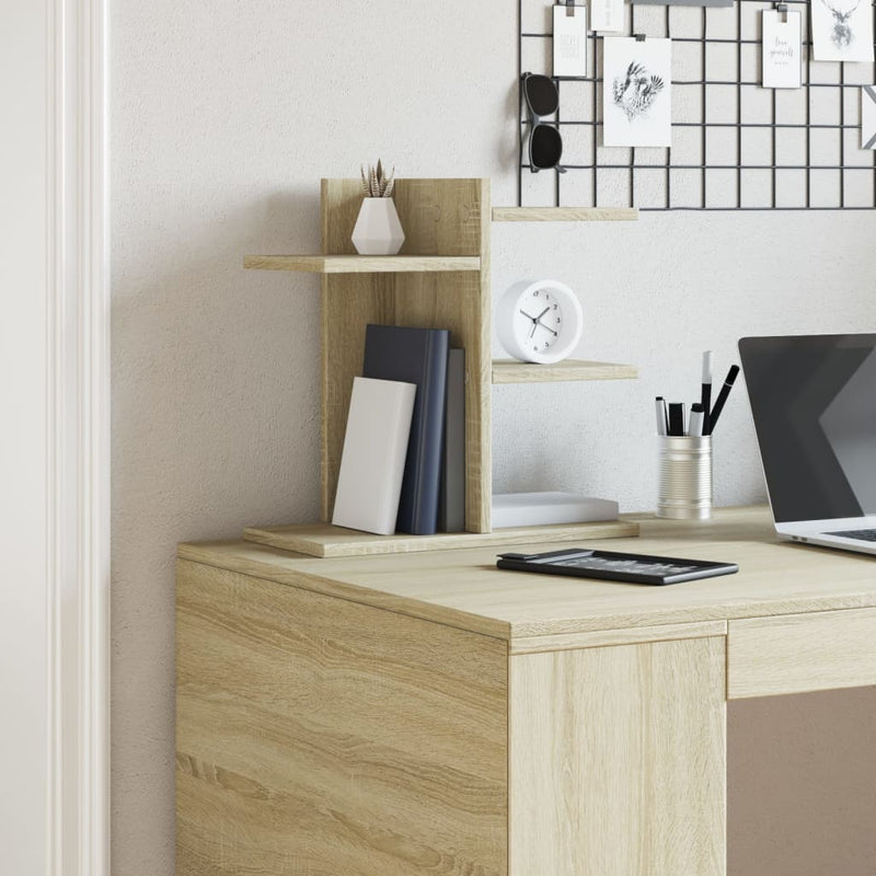 Bureau Organiser 42X21,5X42 Cm Bewerkt Hout Kleurig
