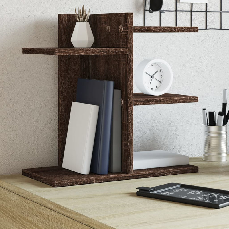 Bureau Organiser 42X21,5X42 Cm Bewerkt Hout Kleurig