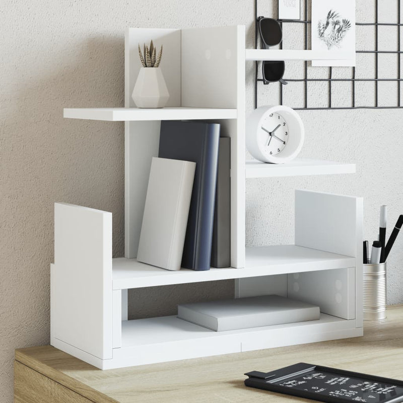 Bureau Organiser 49X20X52,5 Cm Bewerkt Hout Kleur