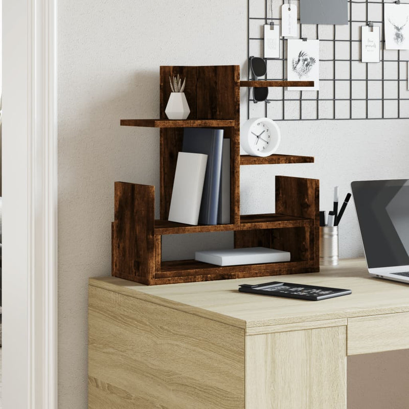 Bureau Organiser 49X20X52,5 Cm Bewerkt Hout Kleur