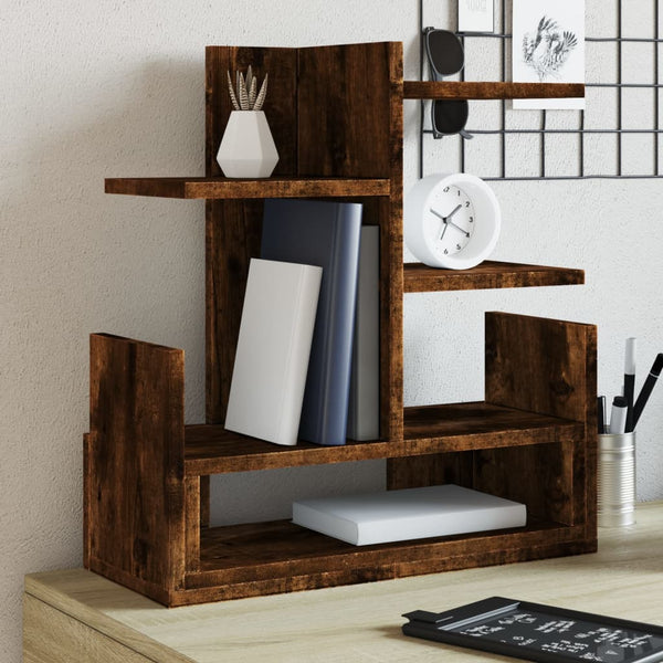 Bureau Organiser 49X20X52,5 Cm Bewerkt Hout Kleur