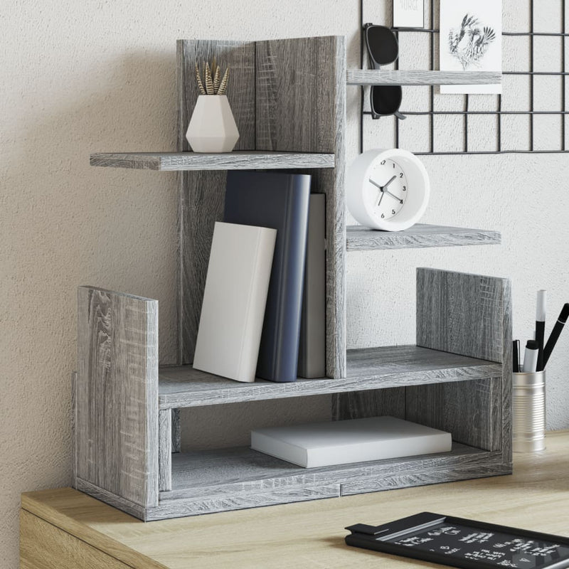 Bureau Organiser 49X20X52,5 Cm Bewerkt Hout Kleur