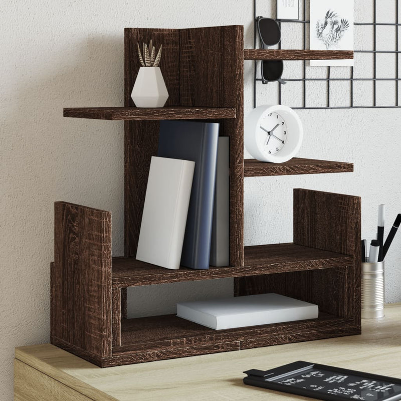 Bureau Organiser 49X20X52,5 Cm Bewerkt Hout Kleur