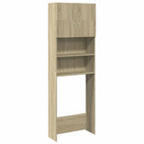 Wasmachinekast 64X25,5X190 Cm Bewerkt Hout