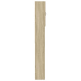 Wasmachinekast 64X25,5X190 Cm Sonoma Eikenkleurig