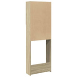 Wasmachinekast 64X25,5X190 Cm Sonoma Eikenkleurig