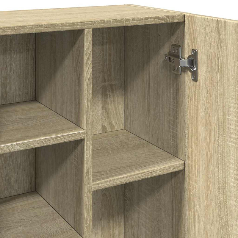 Wasmachinekast 64X25,5X190 Cm Sonoma Eikenkleurig