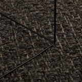 Vloerkleed Zizur Binnen En Buiten 160X230Cm Jute Look Antraciet