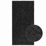 Vloerkleed Zizur Binnen En Buiten 160X230Cm Jute Look Antraciet