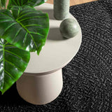 Vloerkleed Zizur Binnen En Buiten 120X170Cm Jute Look Antraciet