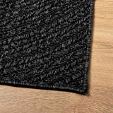 Vloerkleed Zizur Binnen En Buiten 120X170Cm Jute Look Antraciet