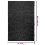 Vloerkleed Zizur Binnen En Buiten 160X230Cm Jute Look Antraciet