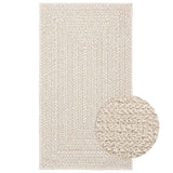 Vloerkleed Zizur Room Binnen En Buiten Jute Look Crème