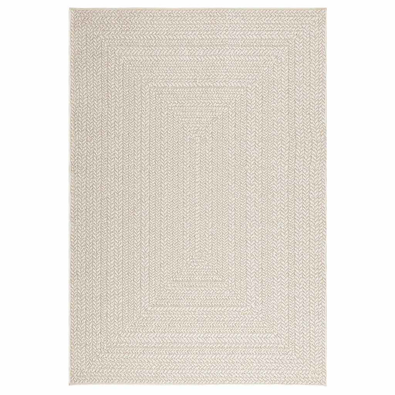 Vloerkleed Zizur Room Binnen En Buiten Jute Look Crème