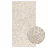 Vloerkleed Zizur Room Binnen En Buiten Jute Look Crème