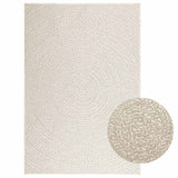 Vloerkleed Zizur Room Binnen En Buiten Jute Look Crème