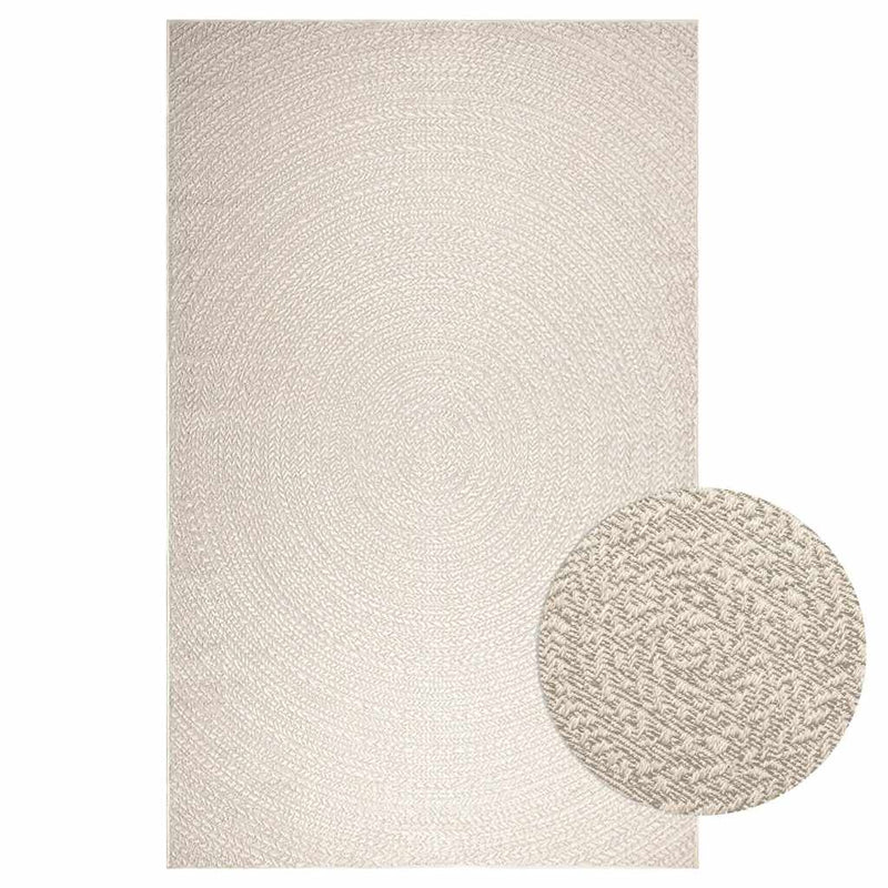 Vloerkleed Zizur Room Binnen En Buiten Jute Look Crème
