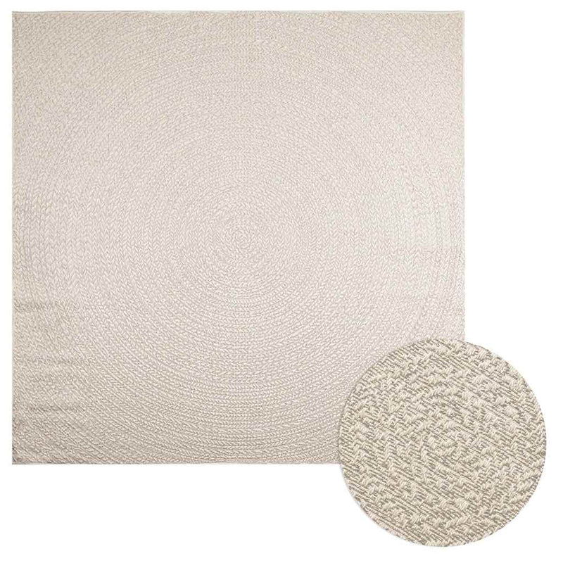 Vloerkleed Zizur Room Binnen En Buiten Jute Look Crème