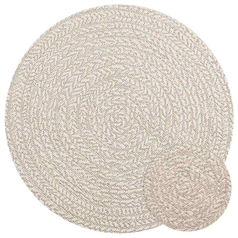 Vloerkleed Zizur Room Binnen En Buiten Jute Look Crème