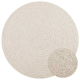 Vloerkleed Zizur Room Binnen En Buiten Jute Look Crème