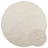 Vloerkleed Zizur Room Binnen En Buiten Jute Look Crème