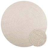 Vloerkleed Zizur Room Binnen En Buiten Jute Look Crème