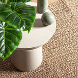 Vloerkleed Zizur Beige Binnen En Buiten 100X200 Cm Jute Look