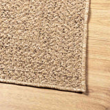 Vloerkleed Zizur Beige Binnen En Buiten 100X200 Cm Jute Look