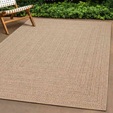 Vloerkleed Zizur Binnen En Buiten Jute Look Beige