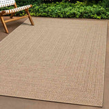 Vloerkleed Zizur Binnen En Buiten Jute Look Beige