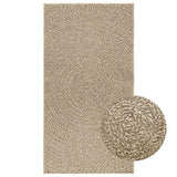 Vloerkleed Zizur Binnen En Buiten Jute Look Beige