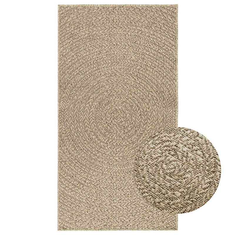 Vloerkleed Zizur Binnen En Buiten Jute Look Beige
