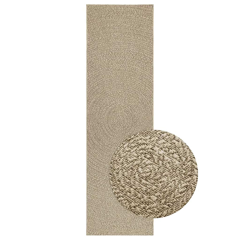 Vloerkleed Zizur Binnen En Buiten Jute Look Beige