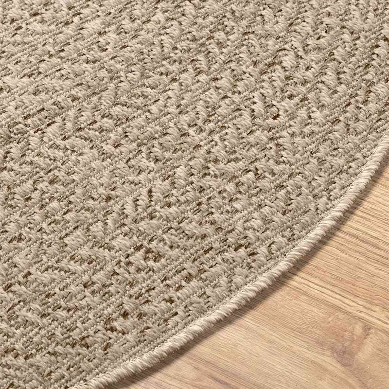 Vloerkleed Zizur Binnen En Buiten Jute Look Beige