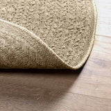 Vloerkleed Zizur Binnen En Buiten Jute Look Beige