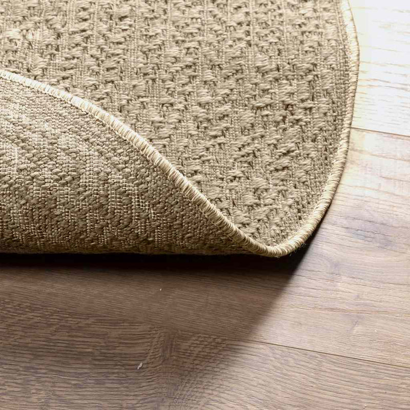 Vloerkleed Zizur Binnen En Buiten Jute Look Beige