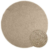 Vloerkleed Zizur Binnen En Buiten Jute Look Beige