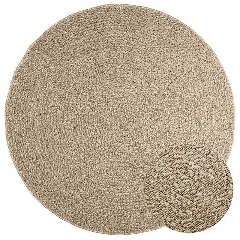 Vloerkleed Zizur Binnen En Buiten Jute Look Beige