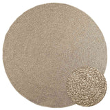 Vloerkleed Zizur Binnen En Buiten Jute Look Beige
