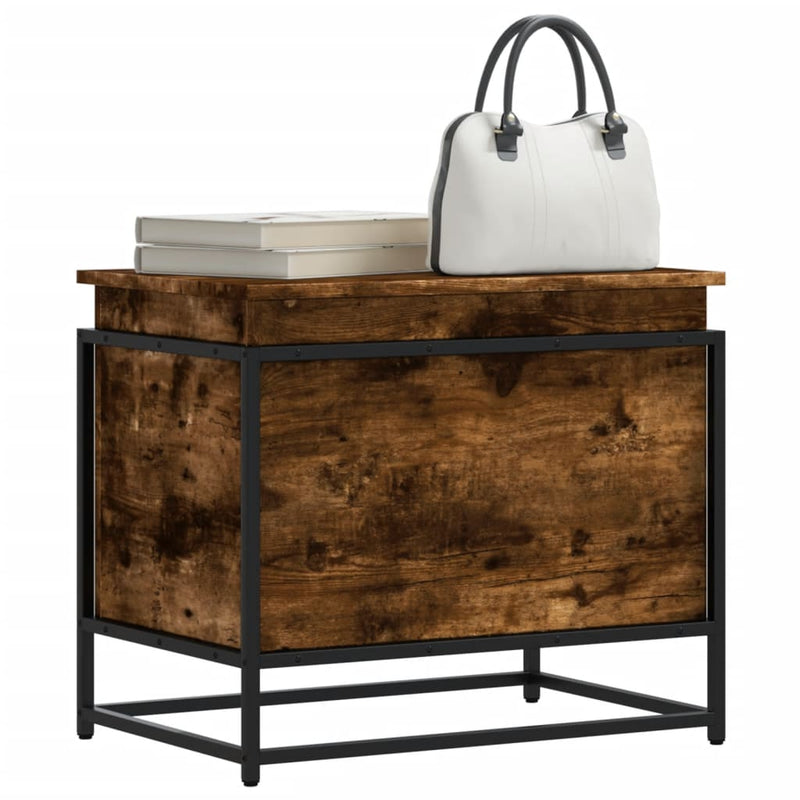 Opbergbox Met Deksel 100X40X51,5 Cm Bewerkt Hout