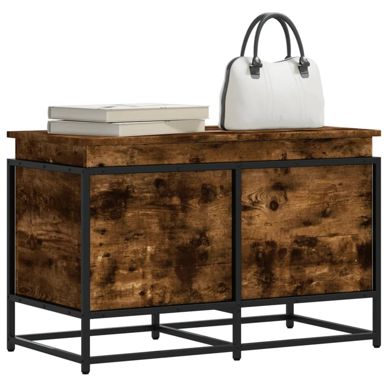 Opbergbox Met Deksel 100X40X51,5 Cm Bewerkt Hout
