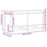 Opbergbox Met Deksel 100X40X51,5 Cm Bewerkt Hout