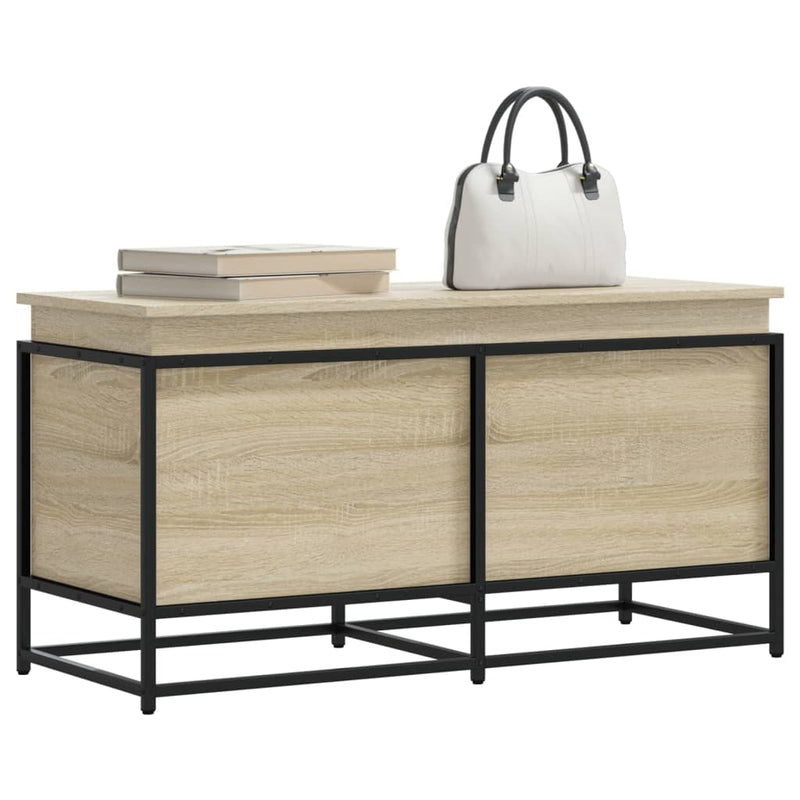 Opbergbox Met Deksel 100X40X51,5 Cm Bewerkt Hout