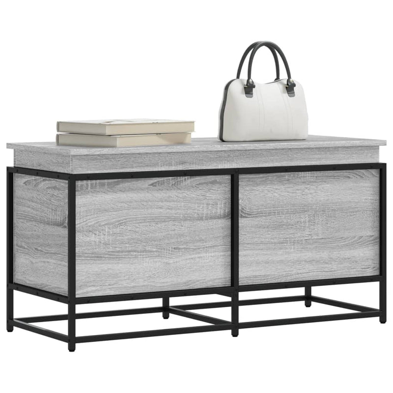 Opbergbox Met Deksel 100X40X51,5 Cm Bewerkt Hout