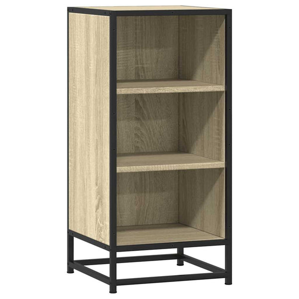 Dressoir 35,5X35X76 Cm Bewerkt Hout En Metaal Kleur