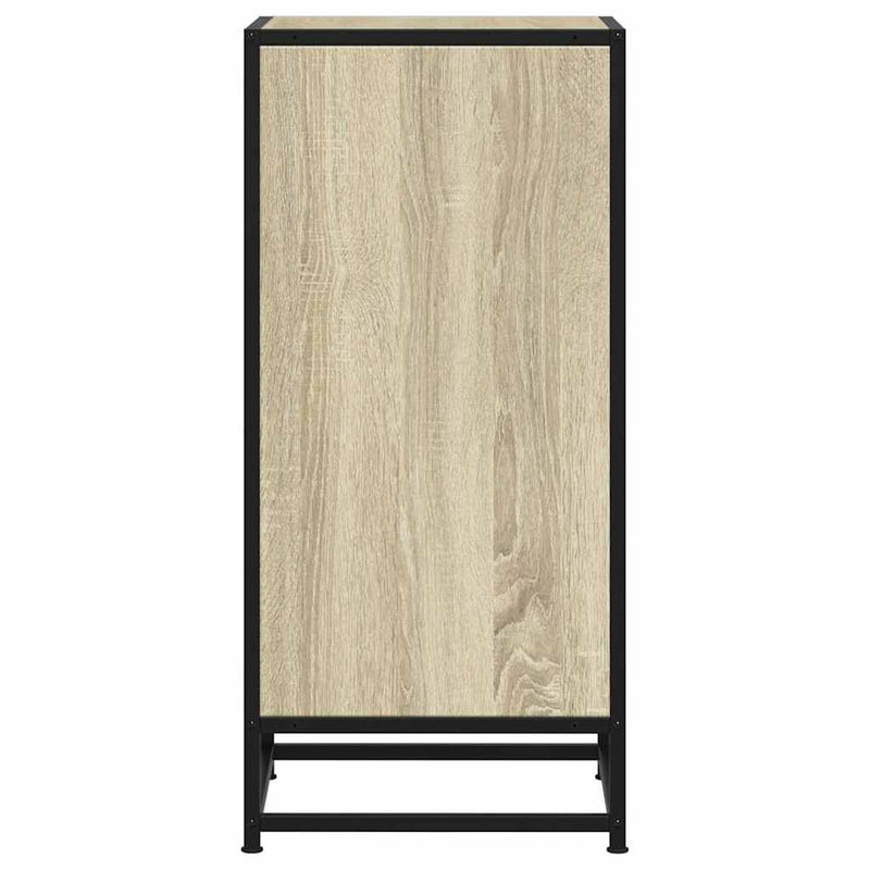 Dressoir 35,5X35X76 Cm Bewerkt Hout En Metaal Kleur