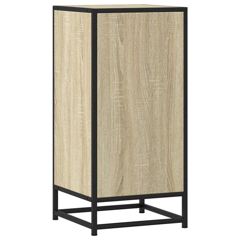 Dressoir 35,5X35X76 Cm Bewerkt Hout En Metaal Kleur